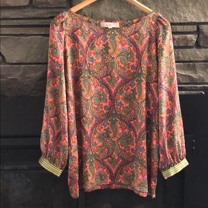 Beautiful paisley LOFT top
